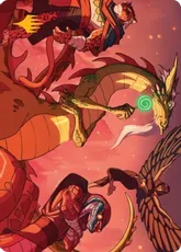 (032)【箔押し】【アート・カード】北風の守護者 [TMT]