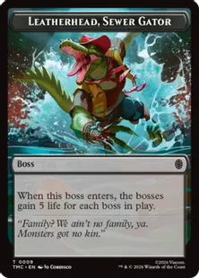 009)《Leatherhead, Sewer Gator》[TMC] | 日本最大級 MTG通販サイト