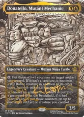 【Foil】(302)■ボーダーレス■《ミュータントの機械工、ドナテロ/Donatello, Mutant Mechanic》(ヘッドライナー)[TMT-BF] 青R