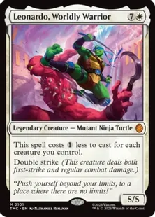 【サージ・Foil】まとめ役、レオナルド　[TMC] 白R 101)《Leonardo, Worldly Warrior》[TMC] 白R | 日本最大級 MTG通販