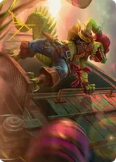 (043)【箔押し】【アート・カード】アイアンゲーター、レザーヘッド [TMT]