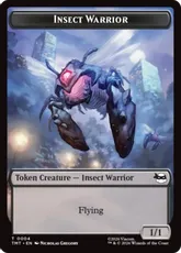 【Foil】(004/008)《昆虫・戦士+食物トークン/Insect Warrior+Food Token》[TMT] 黒/茶