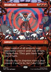 【Foil】(234)■ショーケース■《電波ジャック/Broadcast Takeover》[TMT-BF] 赤R