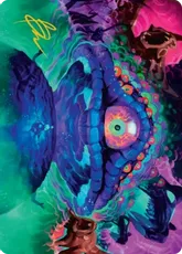 (045)【箔押し】【アート・カード】お化けキノコ [TMT]