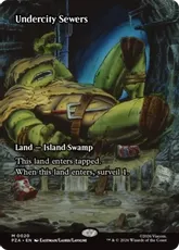 【Foil】(020)■ボーダーレス■《地底街の下水道/Undercity Sewers》[PZA] 土地R