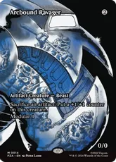 【Foil】(014)■ボーダーレス■《電結の荒廃者/Arcbound Ravager》[PZA] 茶R