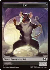【Foil】(006/001)《ネズミ+コピートークン/Rat+Copy Token》[TMT] 黒/無