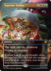 【Foil】(134)■ボーダーレス■《至高の評決/Supreme Verdict》[TMC] 金R