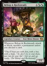 【Foil】(140)《ビーバップとロックステディ/Bebop & Rocksteady》[TMT] 金R