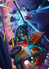 (047)【箔押し】【アート・カード】クールな科学者、ドナテロ [TMT]