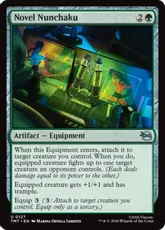 【Foil】(127)《新型ヌンチャク/Novel Nunchaku》[TMT] 緑U