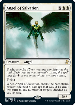 【Foil】(003)《救済の天使/Angel of Salvation》[TSR] 白R