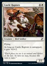 【Foil】(012)《城の猛禽/Castle Raptors》[TSR] 白C