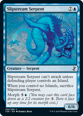 (086)《流水の海蛇/Slipstream Serpent》[TSR] 青C