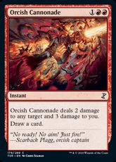 【Foil】(178)《オークの連続砲撃/Orcish Cannonade》[TSR] 赤C