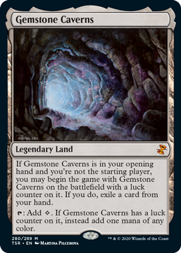 Foil】《宝石の洞窟/Gemstone Caverns》[TSP] 土地R | 日本最大級 MTG 