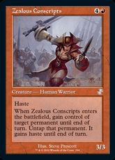 (354)■旧枠■《士気溢れる徴集兵/Zealous Conscripts》[TSR-BS] 赤R