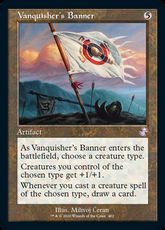 【Foil】(402)■旧枠■《勝者の戦旗/Vanquisher's Banner》[TSR-BS] 茶R