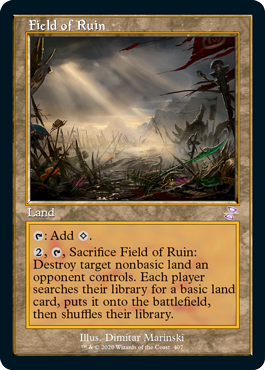 《廃墟の地/Field of Ruin》[TSR-BS] 土地