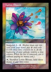 【Foil】(411)《睡蓮の花/Lotus Bloom》(BOXプロモ)[TSR-P] 茶R