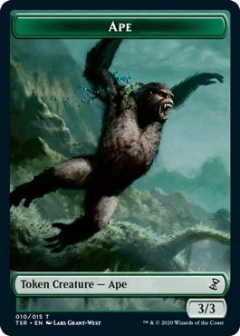 (010)《類人猿トークン/Ape Token》[TSR] 緑