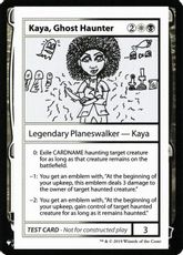 ■エンブレムあり■《Kaya, Ghost Haunter(Play Test Card)》[Mystery Booster Playtest Cards] 金R