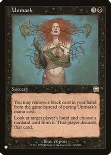暴露/Unmask》[The List] 黒R | 日本最大級 MTG通販サイト「晴れる屋」