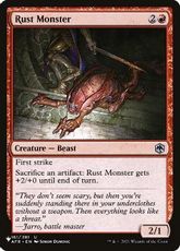 《ラスト・モンスター/Rust Monster》[The List] 赤U