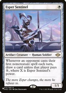エスパーの歩哨/Esper Sentinel》[The List] 白R | 日本最大級 MTG通販 