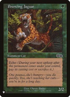 《飛びかかるジャガー/Pouncing Jaguar》[The List] 緑C