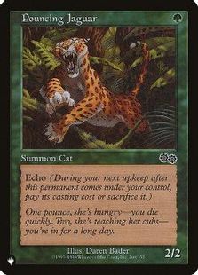 飛びかかるジャガー/Pouncing Jaguar》[The List] 緑C | 日本最大級 