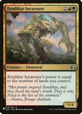 《ゼンディカーの具現/Zendikar Incarnate》[PWシンボル付き再版] 金U