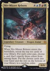 《ニヴ＝ミゼット再誕/Niv-Mizzet Reborn》[PWシンボル付き再版] 金R