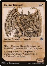 《回廊のガーゴイル/Cloister Gargoyle》[PWシンボル付き再版] 白U