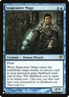 瞬唱の魔道士/Snapcaster Mage》[PWシンボル付き再版] 青R | 日本最大 
