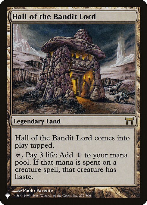 《山賊の頭の間/Hall of the Bandit Lord》[PWシンボル付き再版] 土地R