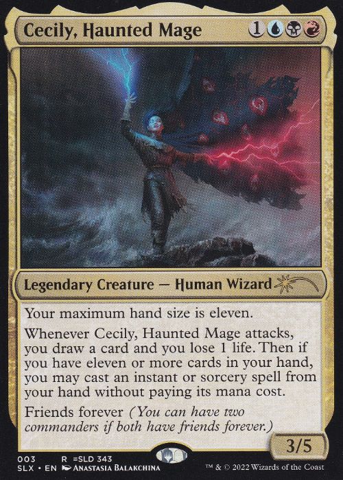 (003)《Cecily, Haunted Mage》/《Eleven, the Mage》[SLX] 金R