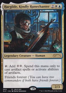 (005)《Hargilde, Kindly Runechanter》/《Dustin, Gadget Genius》[SLX] 金R