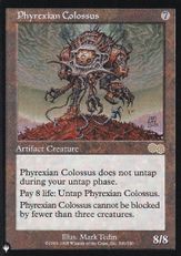 《ファイレクシアの巨像/Phyrexian Colossus》[PWシンボル付き再版] 茶R