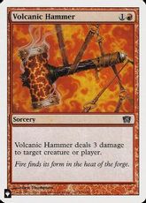 (8ED-231)《火山の鎚/Volcanic Hammer》[PWシンボル付き再版] 赤C