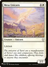 (DOM-27)《メサ・ユニコーン/Mesa Unicorn》[PWシンボル付き再版] 白C