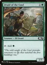 (M19-177)《僧帽地帯のドルイド/Druid of the Cowl》[PWシンボル付き再版] 緑C