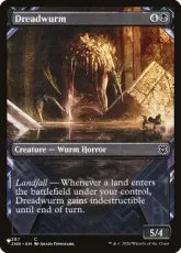(ZNR-297)■ショーケース■《戦慄ワーム/Dreadwurm》[PWシンボル付き再版] 黒C