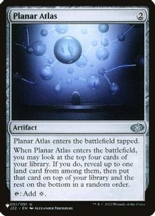 (J22-51)《次元の大地図/Planar Atlas》[PWシンボル付き再版] U