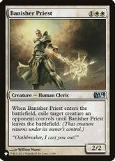 (M14-7)《放逐する僧侶/Banisher Priest》[PWシンボル付き再版] 白U