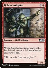 (M19-142)《ゴブリンの扇動者/Goblin Instigator》[PWシンボル付き再版] 赤C