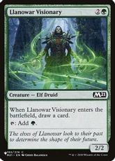 (M21-193)《ラノワールの幻想家/Llanowar Visionary》[PWシンボル付き再版] 緑C