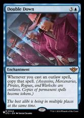 (OTJ-44)《倍賭け/Double Down》(SLD構築済み)[PWシンボル付き再版] 青R