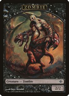 (005)《ゾンビトークン/Zombie Token》[ALA] 黒