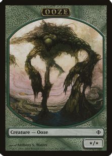 (008)《ウーズトークン/Ooze token》[ALA] 緑